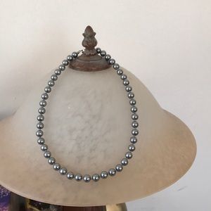 Black pearl necklace